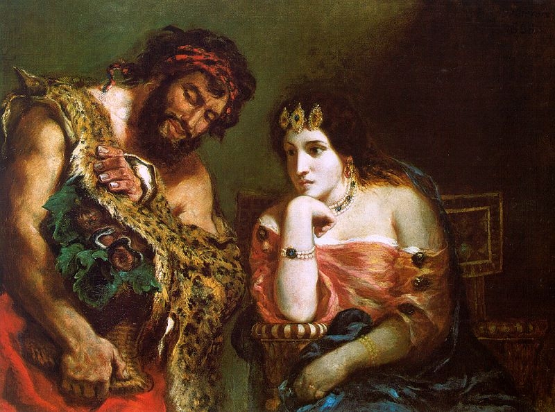 Delacroix Eugene - Cleopatre et le paysan.JPG